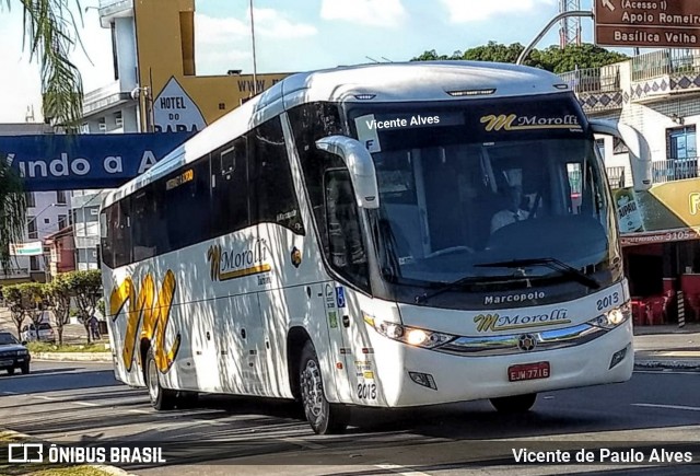 Morolli Transportes e Turismo 2013 na cidade de Aparecida, São Paulo, Brasil, por Vicente de Paulo Alves. Número da foto: #6992213.