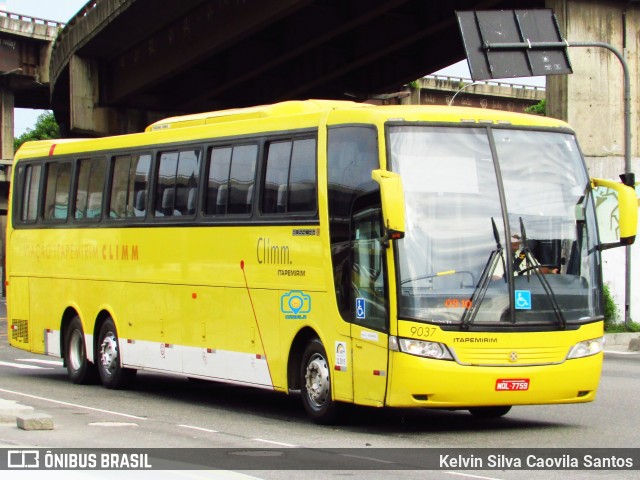 Viação Itapemirim 9037 na cidade de Rio de Janeiro, Rio de Janeiro, Brasil, por Kelvin Silva Caovila Santos. Número da foto: #6992167.