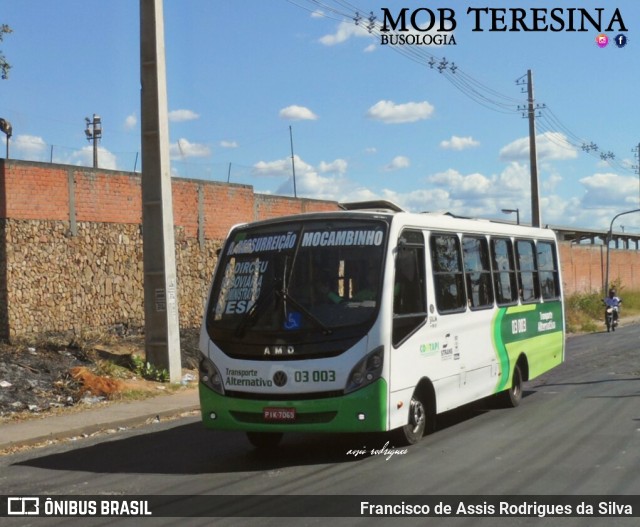 Transporte Alternativo de Teresina 03003 na cidade de Teresina, Piauí, Brasil, por Francisco de Assis Rodrigues da Silva. ID da foto: 6990706.