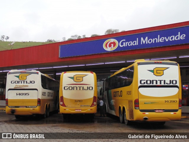 Empresa Gontijo de Transportes 3210 na cidade de João Monlevade, Minas Gerais, Brasil, por Gabriel de Figueiredo Alves. Número da foto: #6992746.