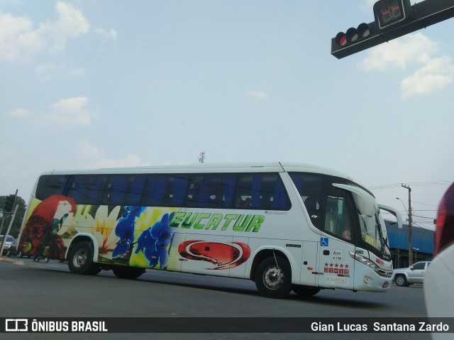 Eucatur - Empresa União Cascavel de Transportes e Turismo 4902 na cidade de Ji-Paraná, Rondônia, Brasil, por Gian Lucas  Santana Zardo. ID da foto: 6990732.