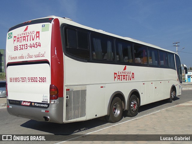 Ônibus Particulares 3018 na cidade de Luís Correia, Piauí, Brasil, por Lucas Gabriel. ID da foto: 6991154.