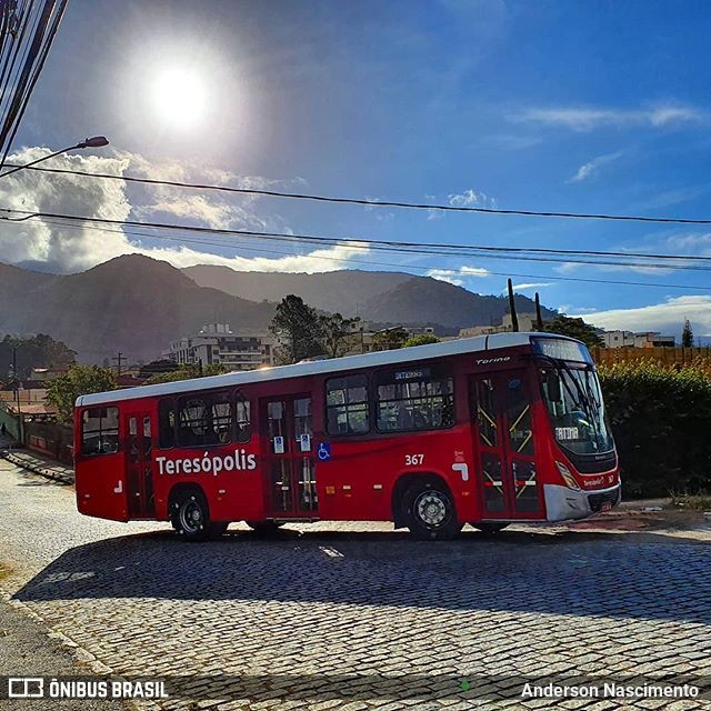 Viação Dedo de Deus 367 na cidade de Teresópolis, Rio de Janeiro, Brasil, por Anderson Nascimento . ID da foto: 6991052.