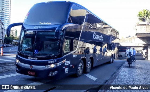 Viação Cometa 17313 na cidade de Belo Horizonte, Minas Gerais, Brasil, por Vicente de Paulo Alves. Número da foto: #6991913.