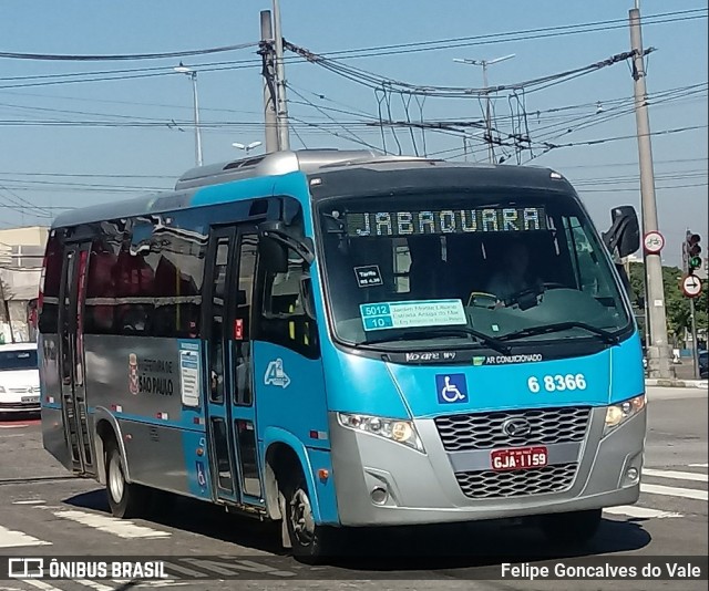 Cooper Líder > A2 Transportes 6 8366 na cidade de São Paulo, São Paulo, Brasil, por Felipe Goncalves do Vale. ID da foto: 6993491.