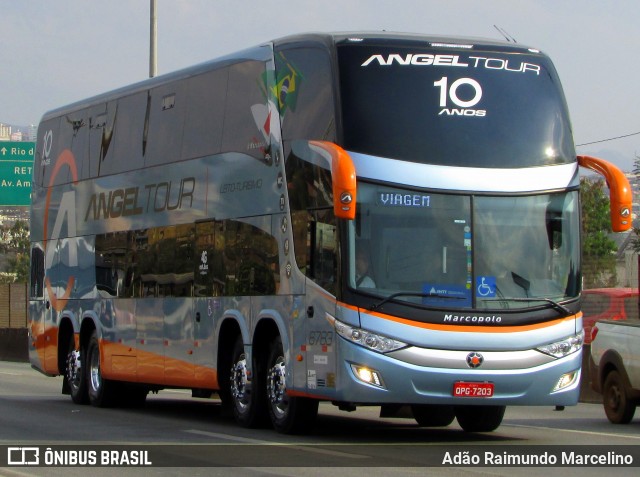 Angel Tour 6783 na cidade de Belo Horizonte, Minas Gerais, Brasil, por Adão Raimundo Marcelino. ID da foto: 6995087.