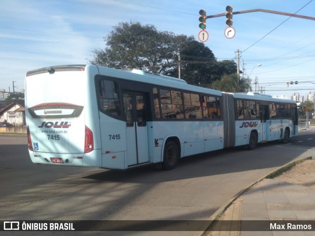 SOUL - Sociedade de Ônibus União Ltda. 7415 na cidade de Porto Alegre, Rio Grande do Sul, Brasil, por Max Ramos. Número da foto: #6993658.