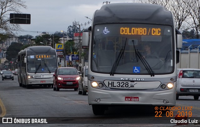 Auto Viação Redentor HL328 na cidade de Curitiba, Paraná, Brasil, por Claudio Luiz. ID da foto: 6994961.