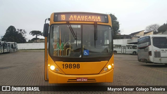 Araucária Transportes Coletivos 19898 na cidade de Araucária, Paraná, Brasil, por Mayron Cesar  Colaço Teixeira. Número da foto: #6993569.