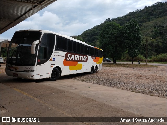 Saritur - Santa Rita Transporte Urbano e Rodoviário 20600 na cidade de Santa Maria de Itabira, Minas Gerais, Brasil, por Amauri Souza Andrade . Número da foto: #6995456.
