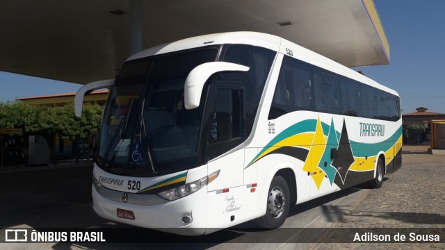 Viação Transpiauí 520 na cidade de São Raimundo Nonato, Piauí, Brasil, por Adilson de Sousa. Número da foto: #6993248.