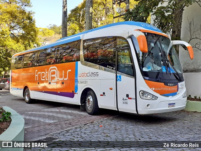 FretBus Fretamento e Turismo 4001 na cidade de Petrópolis, Rio de Janeiro, Brasil, por Zé Ricardo Reis. ID da foto: 6994538.