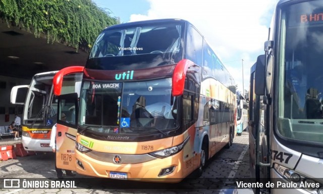 UTIL - União Transporte Interestadual de Luxo 11878 na cidade de Belo Horizonte, Minas Gerais, Brasil, por Vicente de Paulo Alves. ID da foto: 6993520.