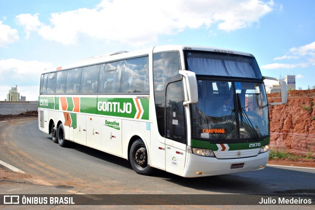 Empresa Gontijo de Transportes 21170 na cidade de Campinas, São Paulo, Brasil, por Julio Medeiros. ID da foto: 6994920.