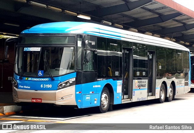 Viação Paratodos > São Jorge > Metropolitana São Paulo > Mobibrasil 6 3190 na cidade de São Paulo, São Paulo, Brasil, por Rafael Santos Silva. Número da foto: #6994539.