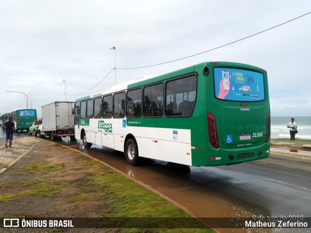 OT Trans - Ótima Salvador Transportes 21160 na cidade de Salvador, Bahia, Brasil, por Matheus Zeferino. ID da foto: 6996215.