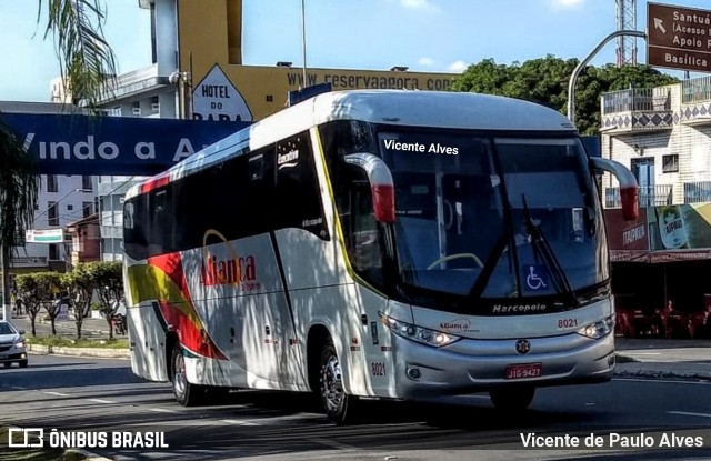 Aliança Express 8021 na cidade de Aparecida, São Paulo, Brasil, por Vicente de Paulo Alves. ID da foto: 6996241.