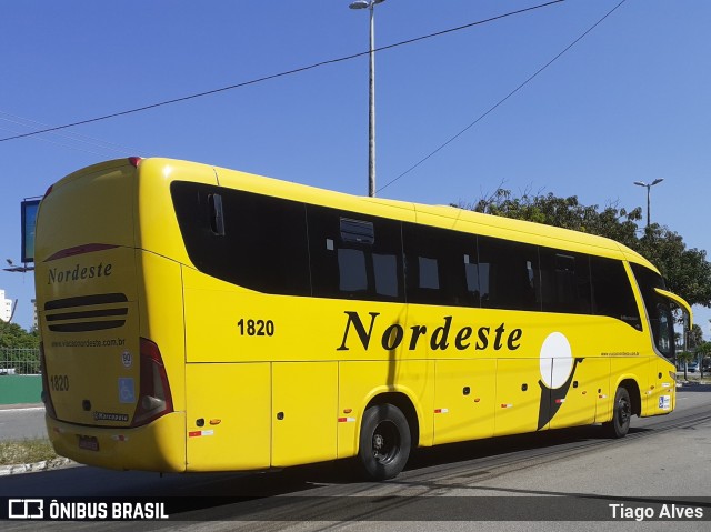 Viação Nordeste 1820 na cidade de Fortaleza, Ceará, Brasil, por Tiago Alves. Número da foto: #6997417.