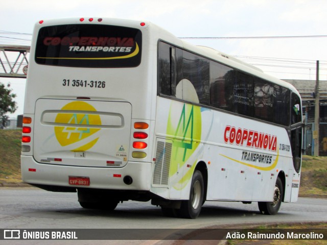 CooperNova Transportes 8831 na cidade de Belo Horizonte, Minas Gerais, Brasil, por Adão Raimundo Marcelino. ID da foto: 6997933.