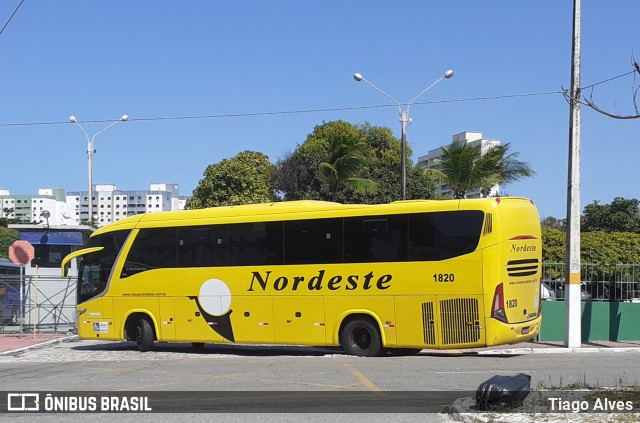 Viação Nordeste 1820 na cidade de Fortaleza, Ceará, Brasil, por Tiago Alves. Número da foto: #6997406.