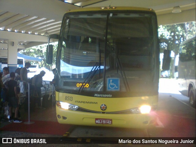 Viação Itapemirim 8513 na cidade de Salvador, Bahia, Brasil, por Mario dos Santos Nogueira Junior. ID da foto: 6996041.