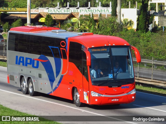 Viação Santana Iapó 2501 na cidade de Santa Isabel, São Paulo, Brasil, por Rodrigo Coimbra. ID da foto: 6997774.