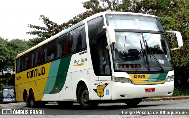 Empresa Gontijo de Transportes 12685 na cidade de São Paulo, São Paulo, Brasil, por Felipe Pessoa de Albuquerque. ID da foto: 6997321.