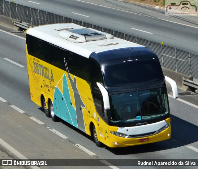 Auto Viação Estrela 7070 na cidade de Arujá, São Paulo, Brasil, por Rudnei Aparecido da Silva. Número da foto: #6997776.