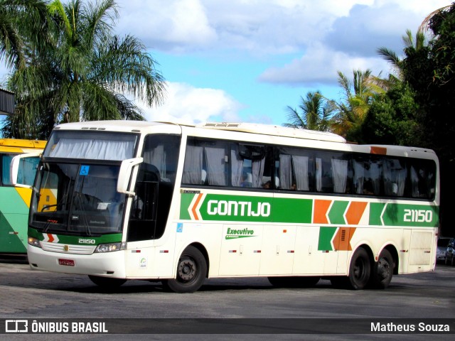 Empresa Gontijo de Transportes 21150 na cidade de Vitória da Conquista, Bahia, Brasil, por Matheus Souza. ID da foto: 6997946.