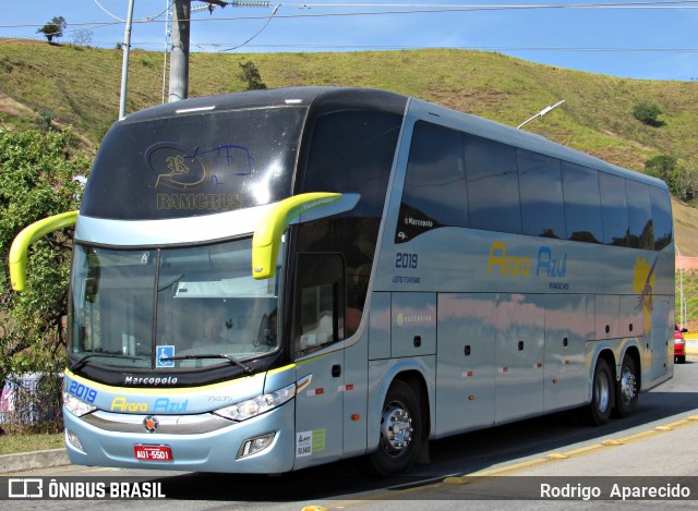 Arara Azul Transportes 2019 na cidade de Aparecida, São Paulo, Brasil, por Rodrigo  Aparecido. ID da foto: 6998816.