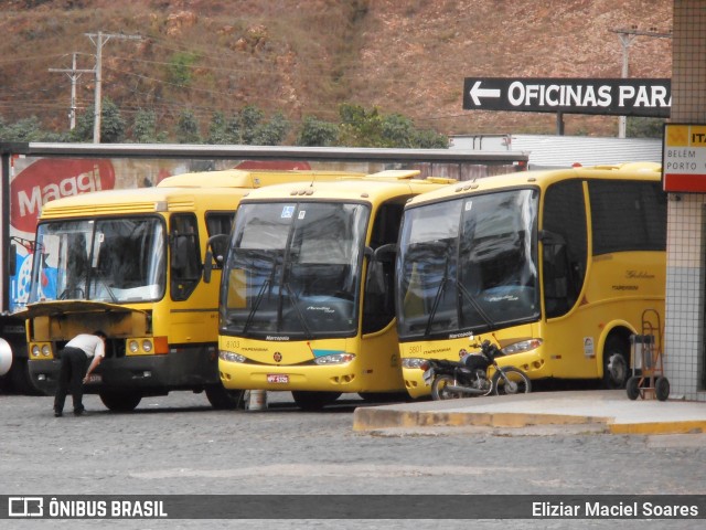 Viação Itapemirim 8103 na cidade de Manhuaçu, Minas Gerais, Brasil, por Eliziar Maciel Soares. ID da foto: 6998853.