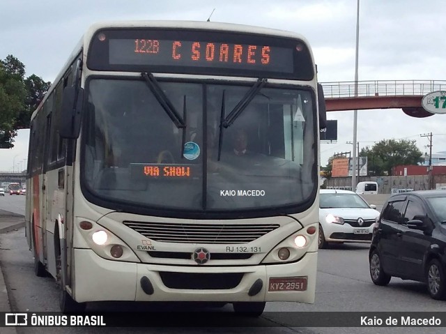 Evanil Transportes e Turismo RJ 132.131 na cidade de Rio de Janeiro, Rio de Janeiro, Brasil, por Kaio de Macedo. ID da foto: 7000205.