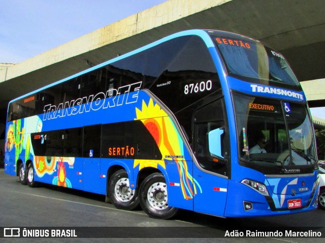 Transnorte - Transporte e Turismo Norte de Minas 87600 na cidade de Belo Horizonte, Minas Gerais, Brasil, por Adão Raimundo Marcelino. ID da foto: 7000053.