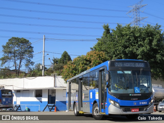 Transcooper > Norte Buss 2 6283 na cidade de São Paulo, São Paulo, Brasil, por Caio  Takeda. Número da foto: #7000391.