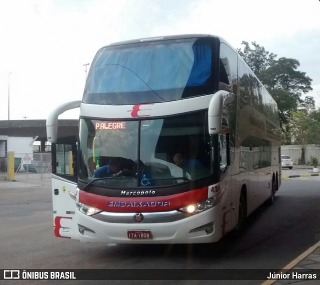 Expresso Embaixador 424 na cidade de Porto Alegre, Rio Grande do Sul, Brasil, por Júnior Harras. Número da foto: #6998635.