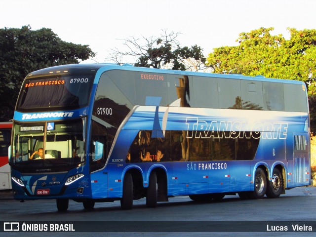 Transnorte - Transporte e Turismo Norte de Minas 87900 na cidade de Montes Claros, Minas Gerais, Brasil, por Lucas Vieira. ID da foto: 6999812.