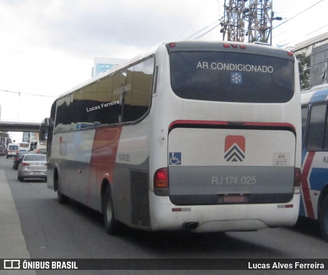 Viação Cidade do Aço RJ 174.025 na cidade de Nova Iguaçu, Rio de Janeiro, Brasil, por Lucas Alves Ferreira. ID da foto: 6999394.