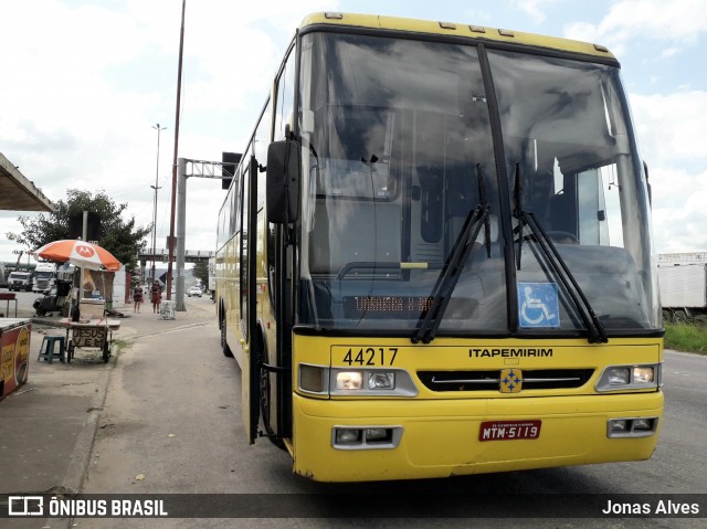 Viação Itapemirim 44217 na cidade de Goiana, Pernambuco, Brasil, por Jonas Alves. ID da foto: 6998693.