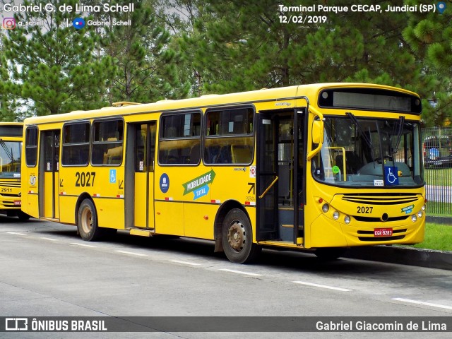 Viação Jundiaiense 2027 na cidade de Jundiaí, São Paulo, Brasil, por Gabriel Giacomin de Lima. Número da foto: #6999935.