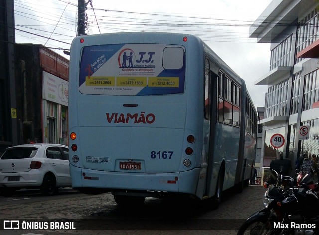 Empresa de Transporte Coletivo Viamão 8167 na cidade de Viamão, Rio Grande do Sul, Brasil, por Max Ramos. ID da foto: 7000859.