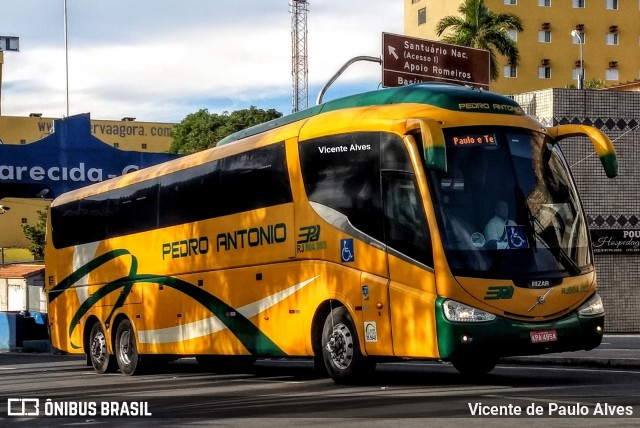 Empresa de Ônibus e Turismo Pedro Antônio RJ 804.003 na cidade de Aparecida, São Paulo, Brasil, por Vicente de Paulo Alves. ID da foto: 7001407.