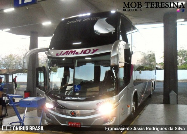 Viação Jam Joy 10019 na cidade de Teresina, Piauí, Brasil, por Francisco de Assis Rodrigues da Silva. Número da foto: #7000900.