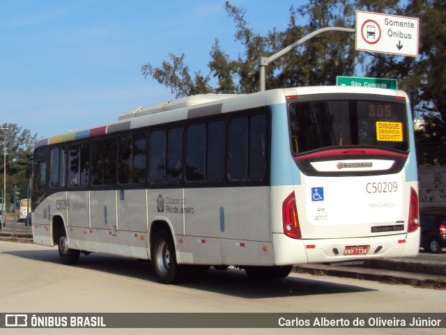 Tijuquinha - Auto Viação Tijuca C50209 na cidade de Rio de Janeiro, Rio de Janeiro, Brasil, por Carlos Alberto de Oliveira Júnior. Número da foto: #7001695.