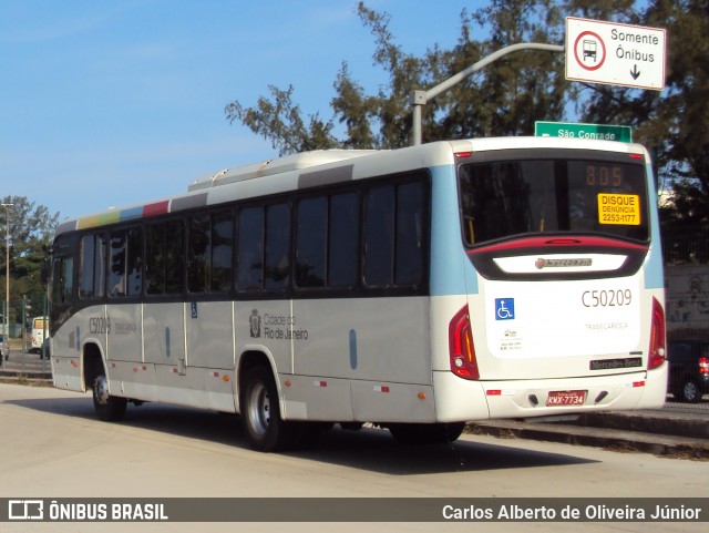 Tijuquinha - Auto Viação Tijuca C50209 na cidade de Rio de Janeiro, Rio de Janeiro, Brasil, por Carlos Alberto de Oliveira Júnior. ID da foto: 7001695.