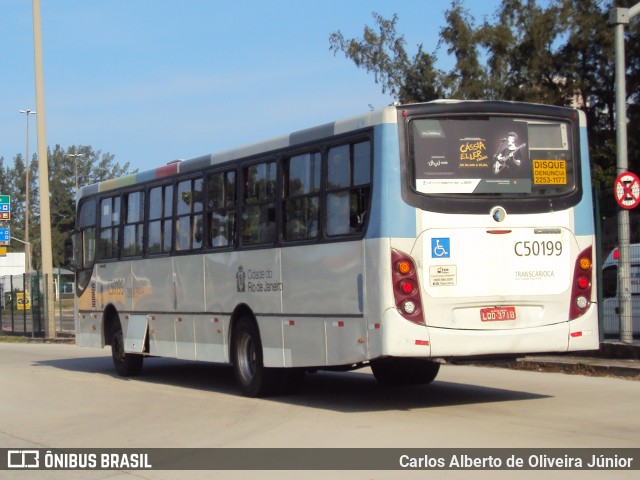 Tijuquinha - Auto Viação Tijuca C50199 na cidade de Rio de Janeiro, Rio de Janeiro, Brasil, por Carlos Alberto de Oliveira Júnior. ID da foto: 7002128.