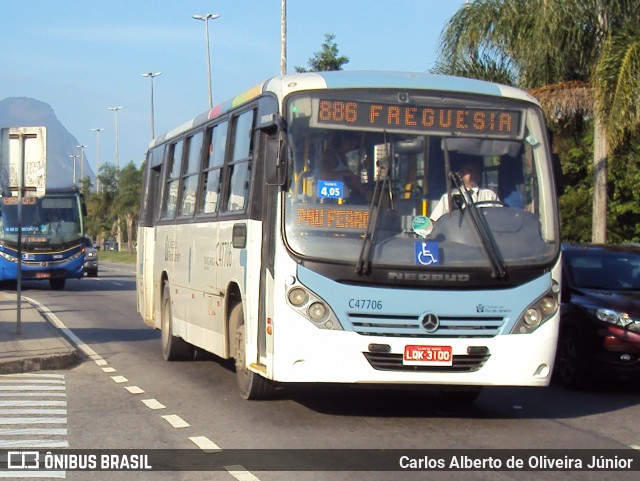 Viação Redentor C47706 na cidade de Rio de Janeiro, Rio de Janeiro, Brasil, por Carlos Alberto de Oliveira Júnior. ID da foto: 7001748.