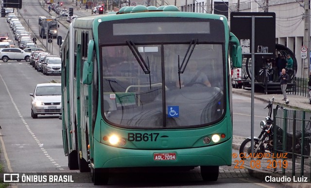 Transporte Coletivo Glória BB617 na cidade de Curitiba, Paraná, Brasil, por Claudio Luiz. ID da foto: 7001579.