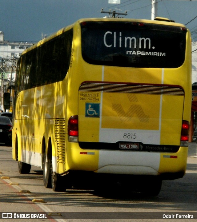 Viação Itapemirim 8815 na cidade de Belém, Pará, Brasil, por Odair Ferreira . ID da foto: 7001107.