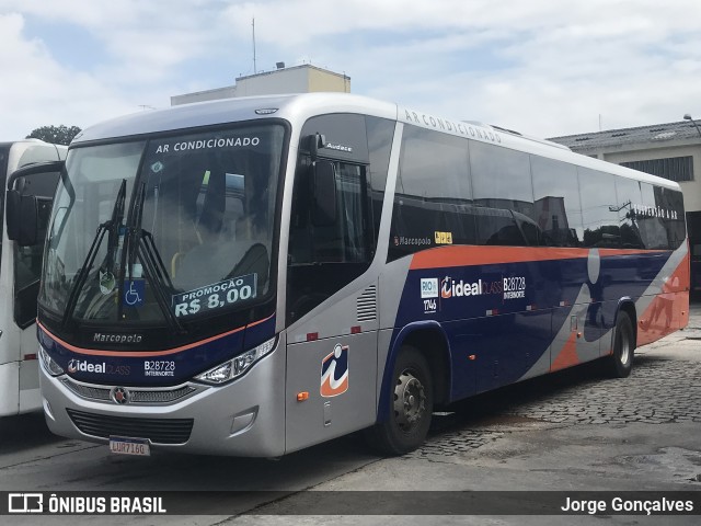 Viação Ideal B28728 na cidade de Rio de Janeiro, Rio de Janeiro, Brasil, por Jorge Gonçalves. Número da foto: #7005089.