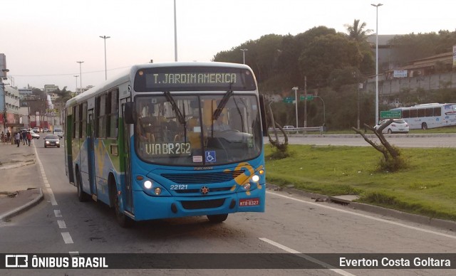 Nova Transporte 22121 na cidade de Cariacica, Espírito Santo, Brasil, por Everton Costa Goltara. Número da foto: #7004753.
